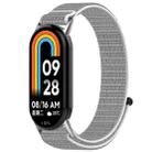 For Xiaomi Mi Band 8 / 8 NFC Nylon Loop Hook and Loop Fastener Watch Band(Seashell) - 1