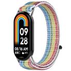 For Xiaomi Mi Band 8 / 8 NFC Nylon Loop Hook and Loop Fastener Watch Band(Colorful) - 1