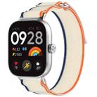 For Xiaomi Band 8 Pro / Redmi Watch 4 Loop Nylon Watch Band(Beige Orange) - 1