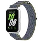 For Samsung Galaxy Fit 3 Loop Nylon Watch Band(Green Grey) - 1