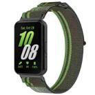 For Samsung Galaxy Fit 3 Loop Nylon Watch Band(Dark Green) - 1