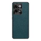 For OPPO Reno9 Pro Cross Texture PU Leather Phone Case(Dark Green) - 1