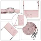 For TCL 50 XE Cat Rat Embossed Pattern RFID Leather Phone Case with Lanyard(Pink) - 2