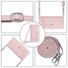 For vivo X100 Cat Rat Embossed Pattern RFID Leather Phone Case with Lanyard(Pink) - 2
