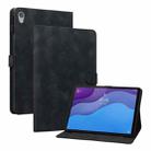 For Lenovo Tab M10 HD Gen2 Lily Embossed Leather Tablet Case(Black) - 1