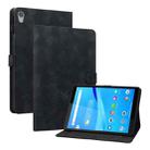 For Lenovo Tab M8 HD 8.0 Lily Embossed Leather Tablet Case(Black) - 1