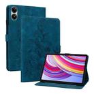 For Xiaomi Redmi Pad Pro 12.1 Lily Embossed Leather Tablet Case(Dark Blue) - 1