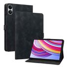 For Xiaomi Redmi Pad Pro 12.1 Lily Embossed Leather Tablet Case(Black) - 1