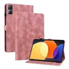 For Xiaomi Redmi Pad 10.61 Lily Embossed Leather Tablet Case(Pink) - 1
