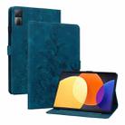 For Xiaomi Redmi Pad 10.61 Lily Embossed Leather Tablet Case(Dark Blue) - 1