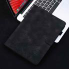 For Xiaomi Redmi Pad SE 8.7 Lily Embossed Leather Tablet Case(Black) - 2