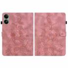 For Redmi Pad 2 / Redmi Pad SE 11 2025 Lily Embossed Leather Tablet Case(Pink) - 3