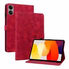 For Redmi Pad 2 / Redmi Pad SE 11 2025 Lily Embossed Leather Tablet Case(Red) - 1
