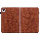 For Xiaomi Redmi K Pad 8.8 inch Lily Embossed Leather Tablet Case(Brown) - 3