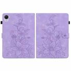 For Xiaomi Redmi K Pad 8.8 inch Lily Embossed Leather Tablet Case(Purple) - 3