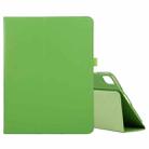 For iPad Air 11 2024 Litchi Texture Solid Color Leather Tablet Case(Green) - 1