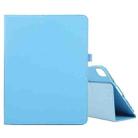 For iPad Air 11 2024 Litchi Texture Solid Color Leather Tablet Case(Sky Blue) - 1