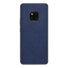 For Huawei Mate 20 Pro Cross Texture PU Leather Phone Case(Sapphire Blue) - 1