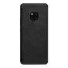 For Huawei Mate 20 Pro Cross Texture PU Leather Phone Case(Black) - 1