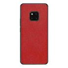 For Huawei Mate 20 Pro Cross Texture PU Leather Phone Case(Red) - 1