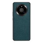 For Huawei Mate 40 Cross Texture PU Leather Phone Case(Dark Green) - 1