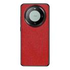 For Huawei Mate 60 Pro Cross Texture PU Leather Phone Case(Red) - 1