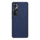 For Huawei nova 7 Pro 5G Cross Texture PU Leather Phone Case(Sapphire Blue) - 1