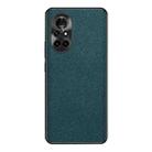 For Huawei nova 8 Cross Texture PU Leather Phone Case(Dark Green) - 1