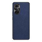 For Huawei nova 8 Cross Texture PU Leather Phone Case(Sapphire Blue) - 1