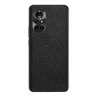 For Huawei nova 8 Cross Texture PU Leather Phone Case(Black) - 1