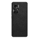 For Huawei nova 8 Pro Cross Texture PU Leather Phone Case(Black) - 1