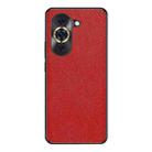 For Huawei nova 10 Cross Texture PU Leather Phone Case(Red) - 1