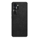 For Huawei P30 Pro Cross Texture PU Leather Phone Case(Black) - 1