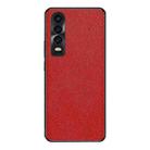 For Huawei P30 Cross Texture PU Leather Phone Case(Red) - 1