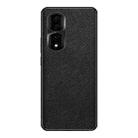 For Honor 90 Pro Cross Texture PU Leather Phone Case(Black) - 1