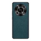 For Honor X30 Cross Texture PU Leather Phone Case(Dark Green) - 1