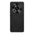 For Honor X30 Cross Texture PU Leather Phone Case(Black) - 1