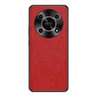 For Honor X30 Cross Texture PU Leather Phone Case(Red) - 1