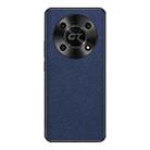 For Honor X40 GT Cross Texture PU Leather Phone Case(Sapphire Blue) - 1