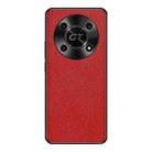 For Honor X40 GT Cross Texture PU Leather Phone Case(Red) - 1