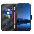 For Realme GT 6 / GT 6T YX0070 Carbon Fiber Buckle Leather Phone Case with Lanyard(Black) - 3