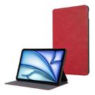 For iPad Air 11 2024 TPU Flip Tablet Protective Leather Case(Red) - 1