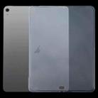 For iPad Air 13 2024 0.75mm Shockproof Outside Glossy Inside Frosted TPU Tablet Case(Transparent) - 1