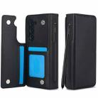 For Samsung Galaxy Z Fold7 Solid Color Multifunctional Folding Leather Phone Case with Pen Slot(Black) - 2