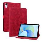 For Honor Pad X8 Pro / X9 2023 Lily Embossed Leather Tablet Case(Red) - 1