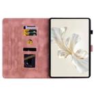 For Honor Pad X9a Lily Embossed Leather Tablet Case(Pink) - 3
