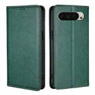 For Google Pixel 9 Gloss Oil Solid Color Magnetic Leather Phone Case(Green) - 1