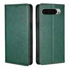 For Google Pixel 9 Pro XL Gloss Oil Solid Color Magnetic Leather Phone Case(Green) - 1