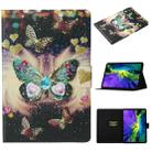 For iPad Pro 11 2024 Voltage Coloured Drawing Smart Leather Tablet Case(Butterflies) - 1