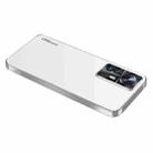 For Xiaomi 12 Pro AG Frosted Electroplating Acrylic Phone Case(Silver White) - 1